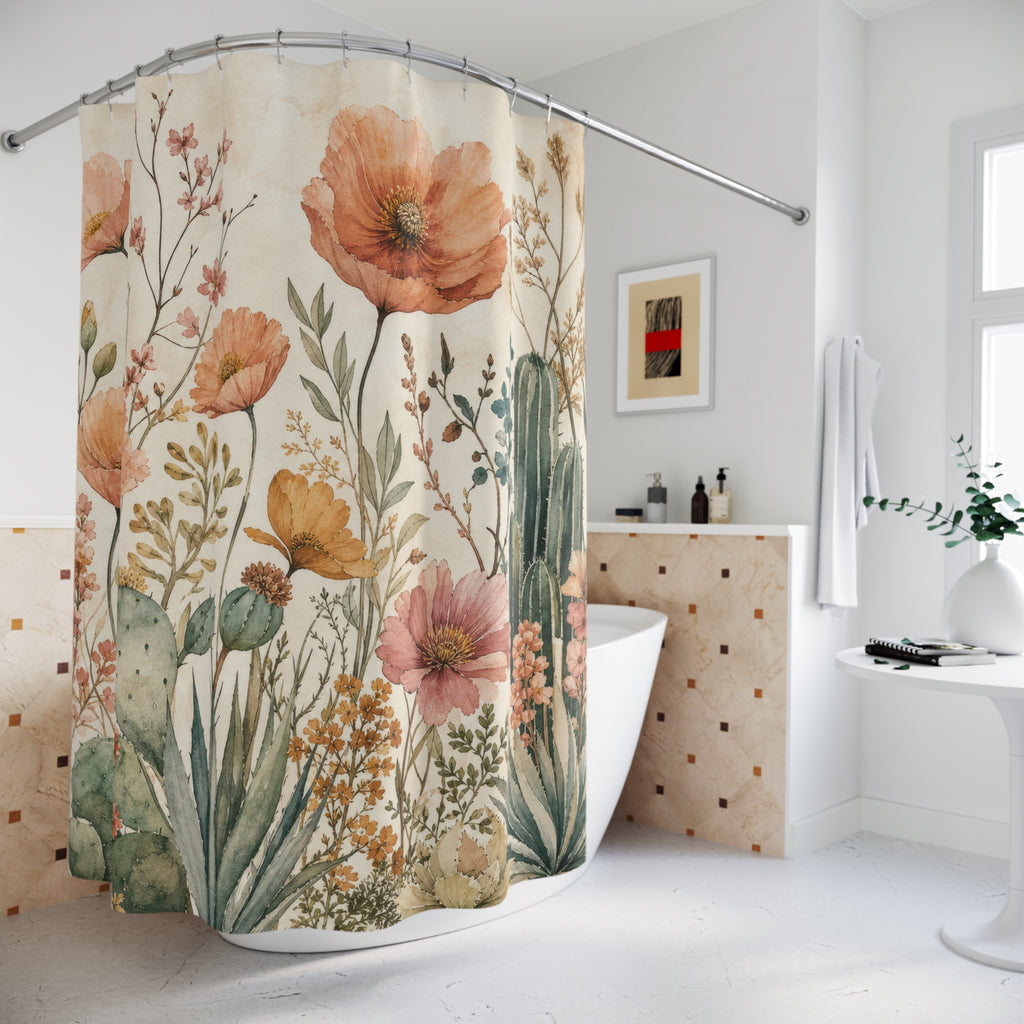 Boho Desert Shower Curtain