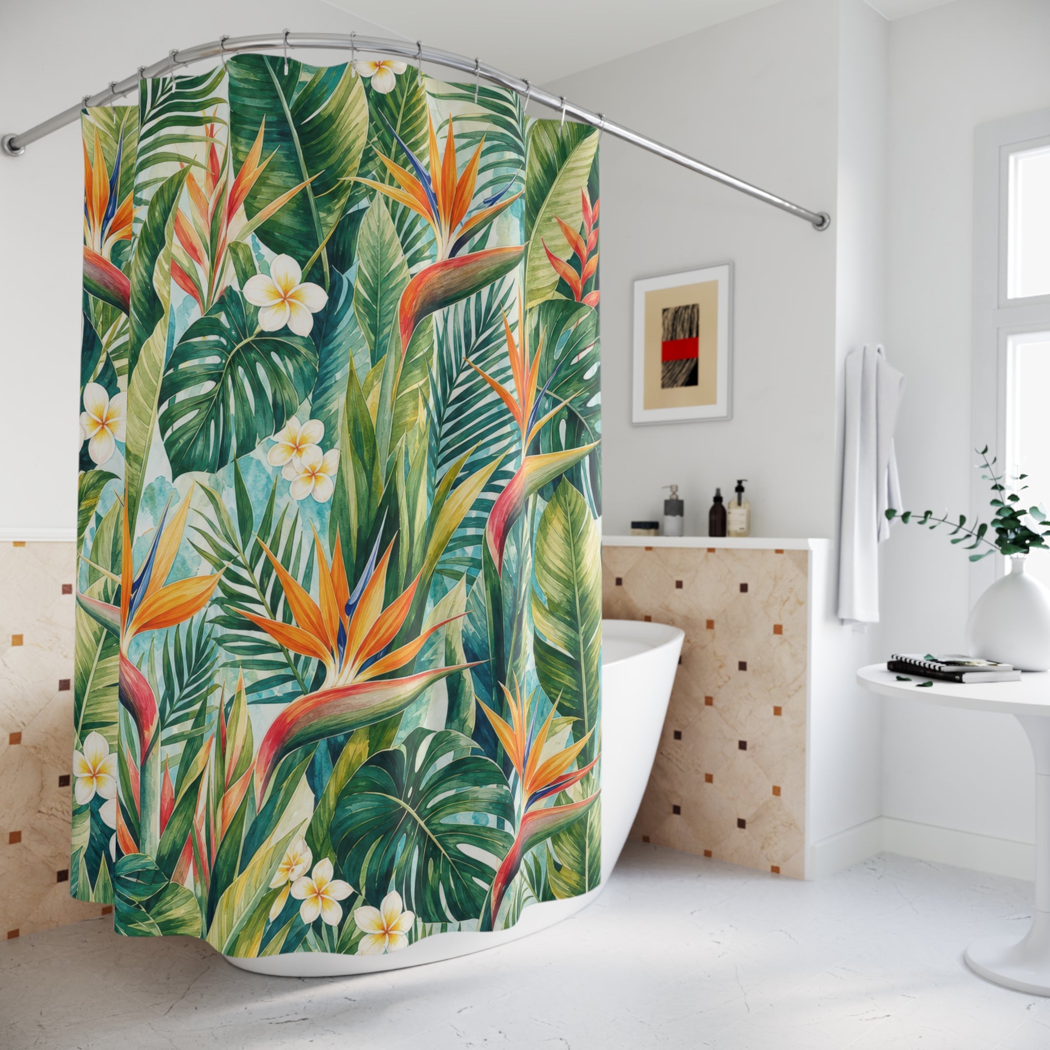 Bird of Paradise Shower Curtain