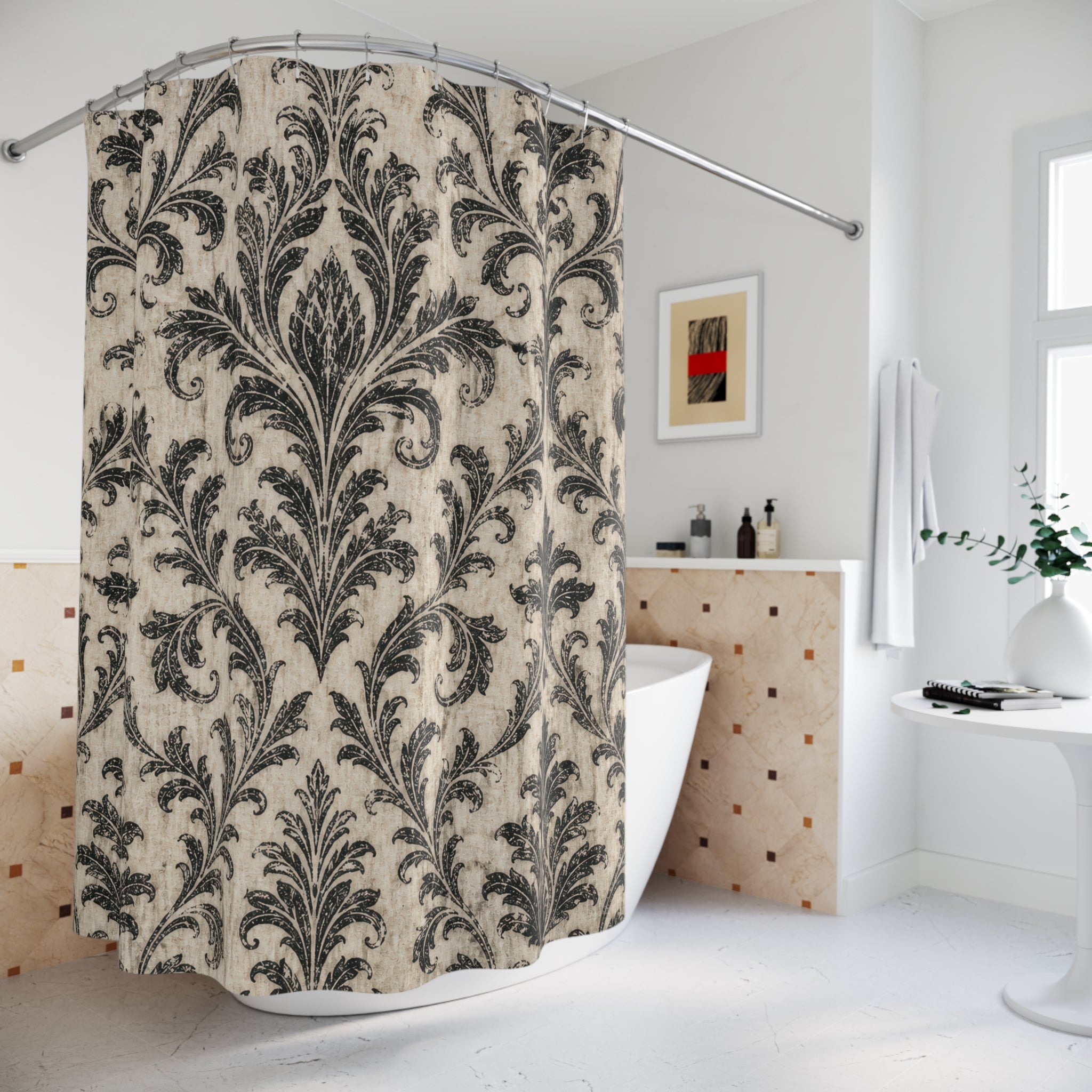 Damask Shower Curtain