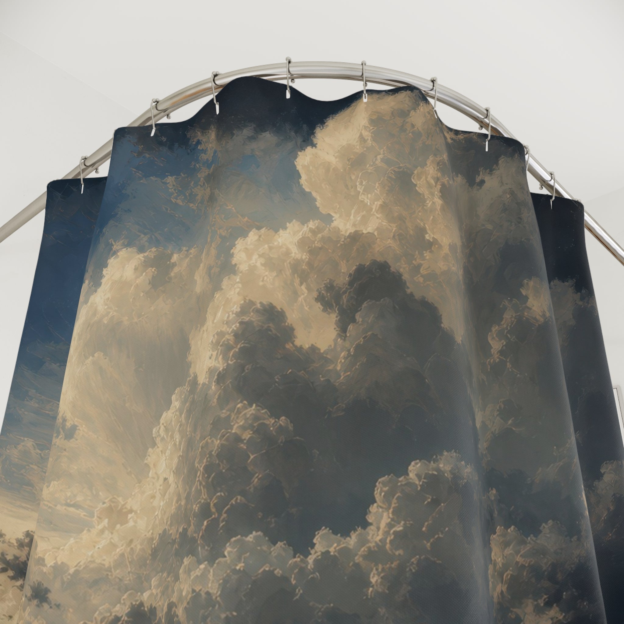 Thunderhead Longhorn Prairie Western Shower Curtain