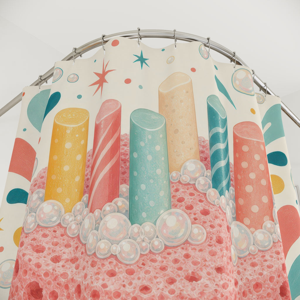 Pink Cake Shower Curtain