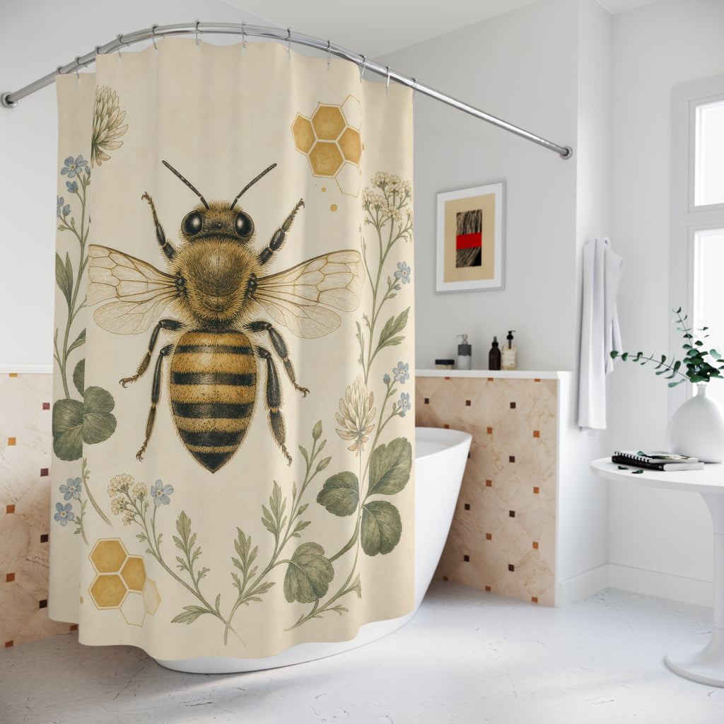 Bee Shower Curtain