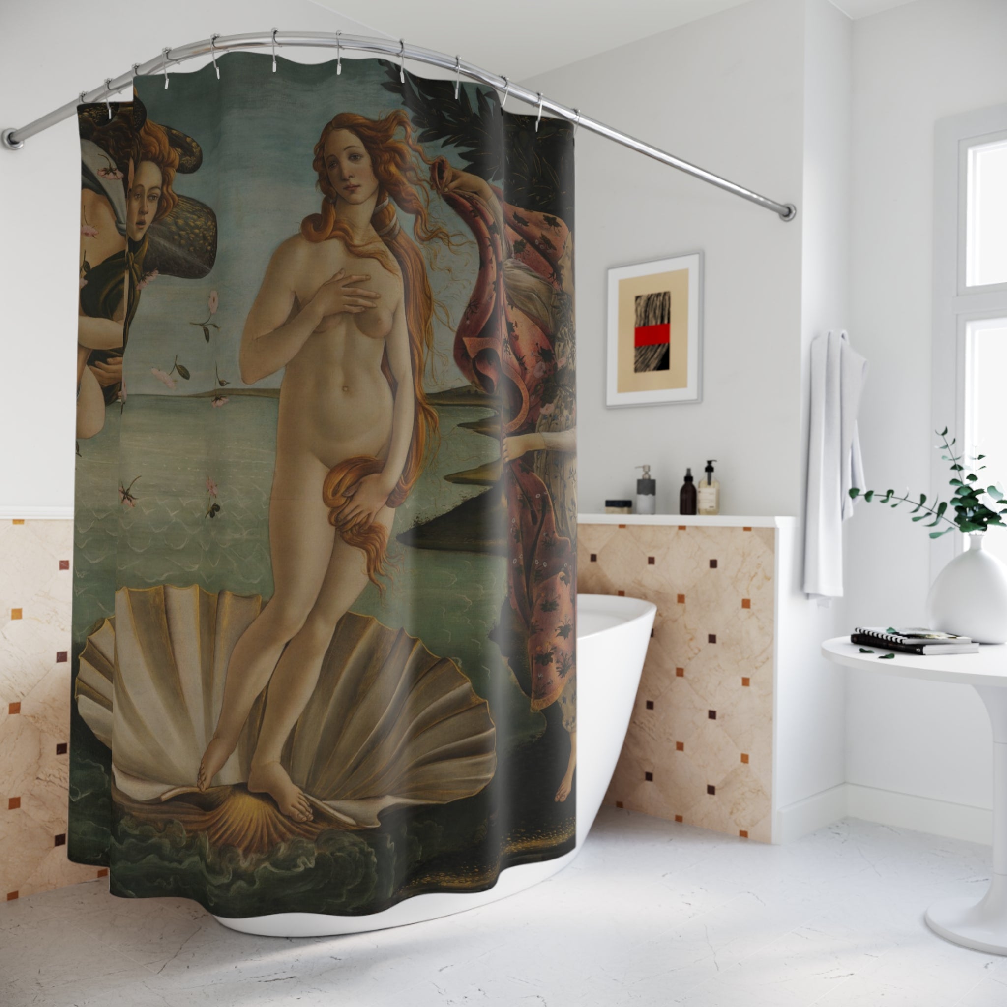 Birth of Venus Shower Curtain: Renaissance Art