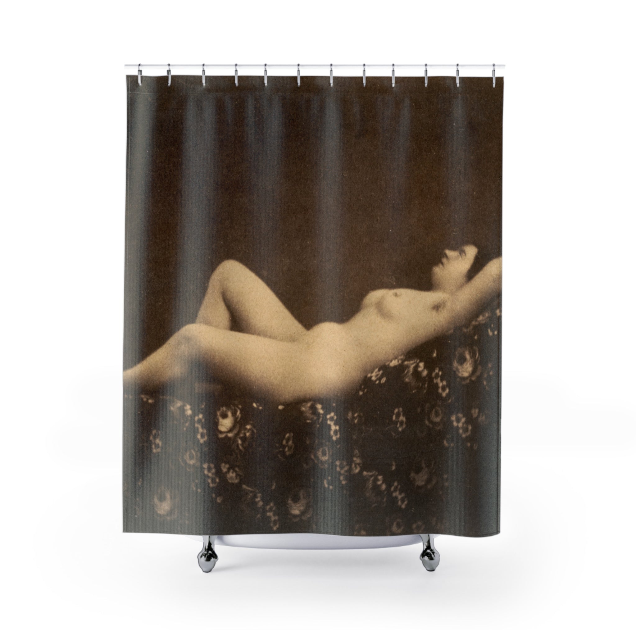 Vintage Celestial Art Shower Curtain – Dark Gothic