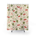Cherry Bow Cute Shower Curtain