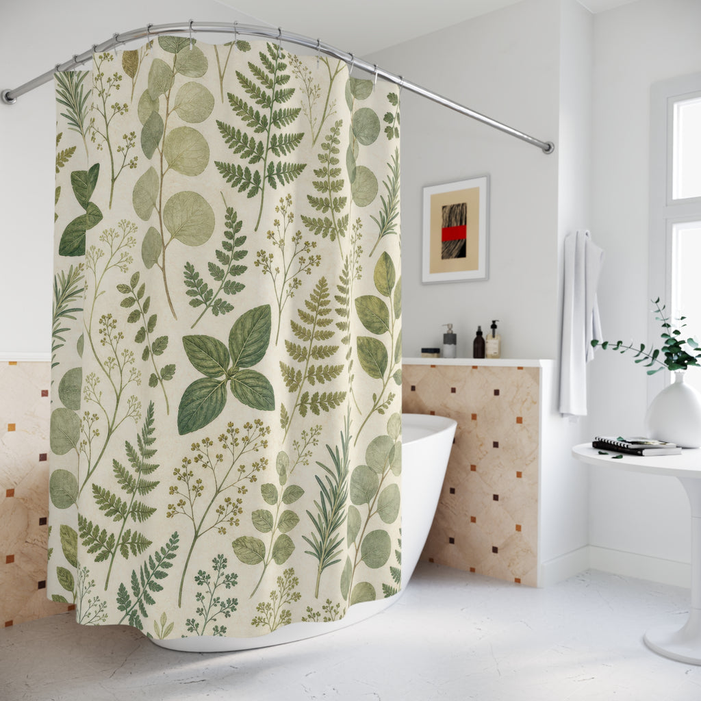 Fern Leaf Garden Shower Curtain