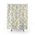 Olive Leaf Trellis Shower Curtain