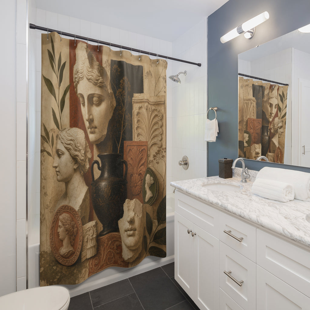 Antiquities Salon Museum Shower Curtain