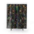 Jewel Beetle Botanica Shower Curtain