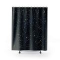 Constellation Shower Curtain: Navy Star Map