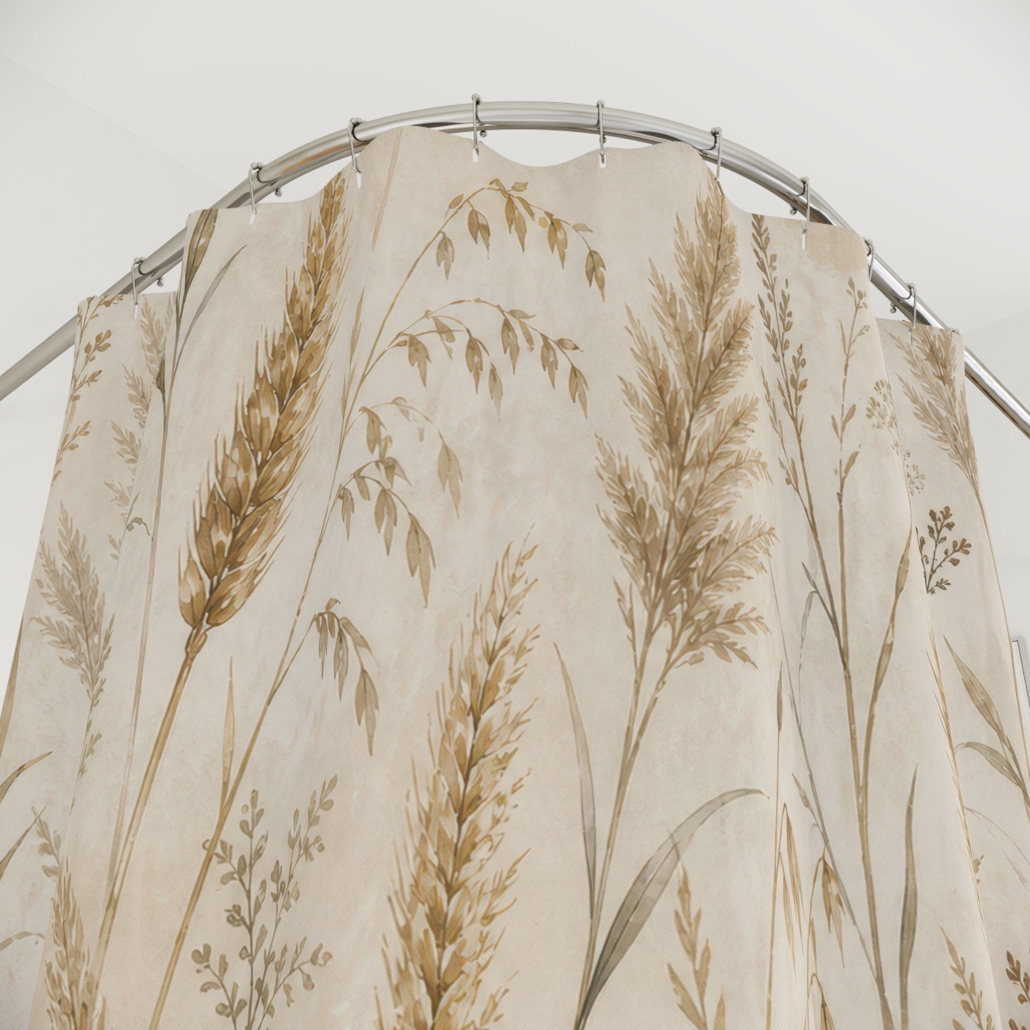 Wheat Grass Botanical Shower Curtain