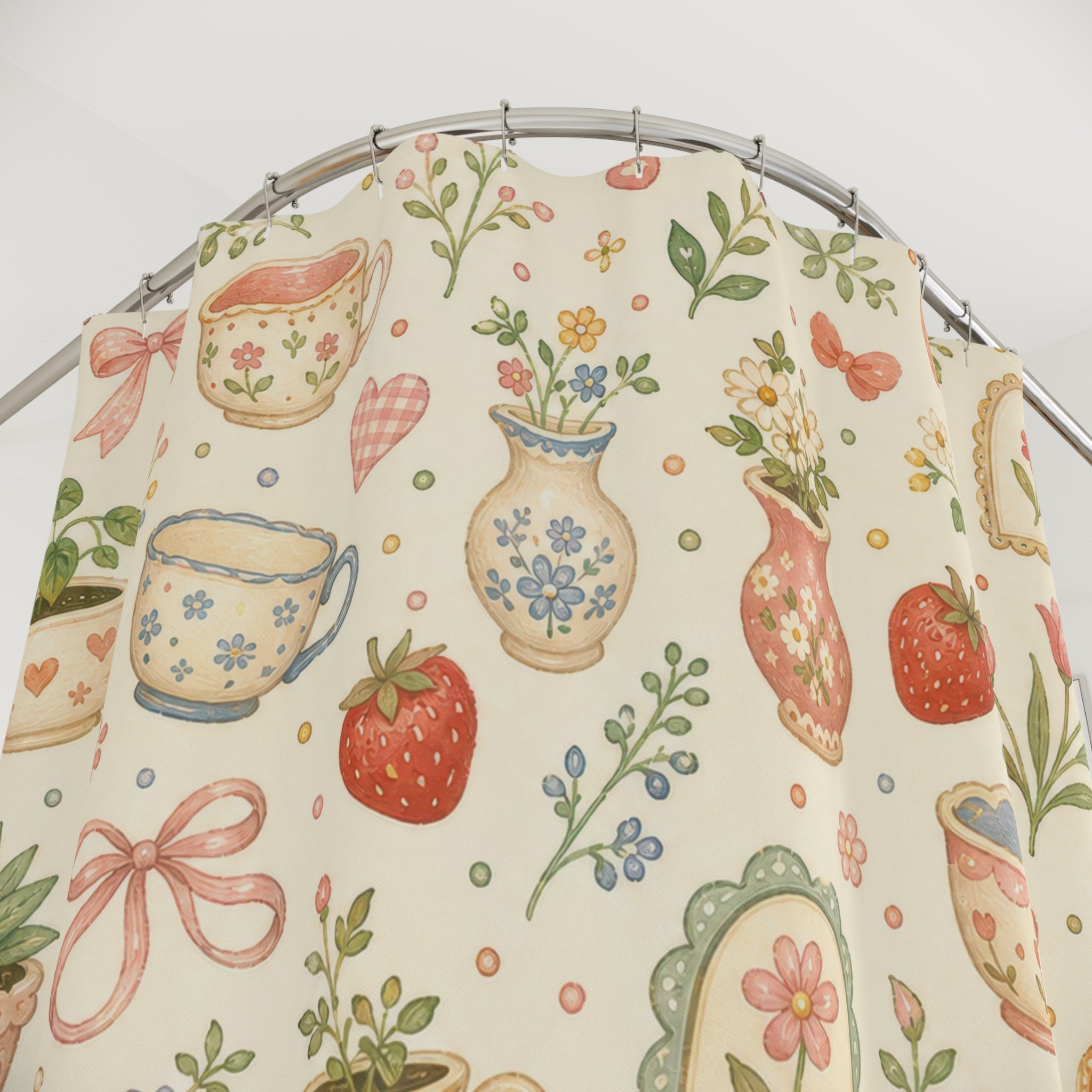 Cottagecore Sampler Cute Shower Curtain