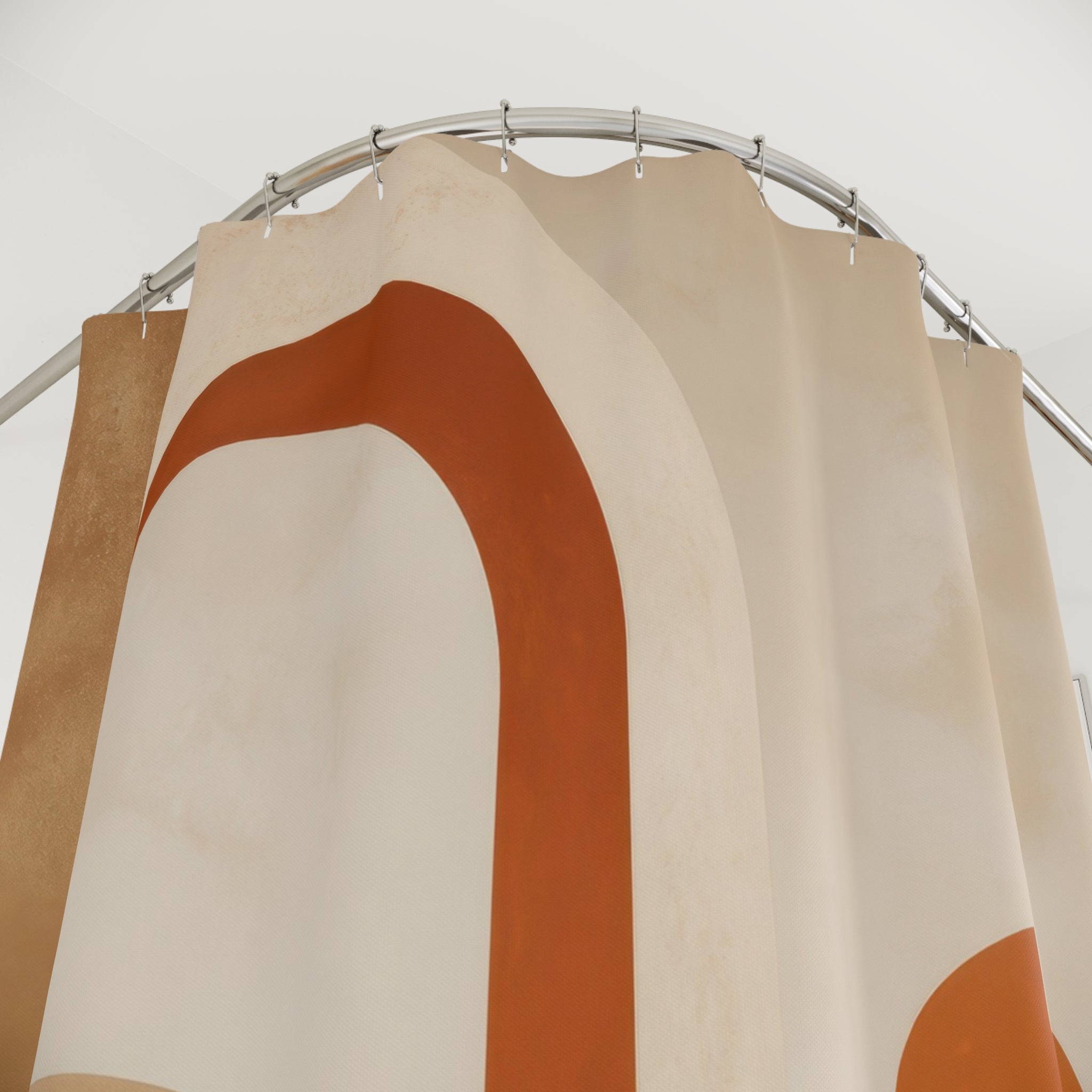 Sunwashed Modern Arches Shower Curtain