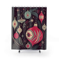 Retro Ornament Mid Century Modern Shower Curtain