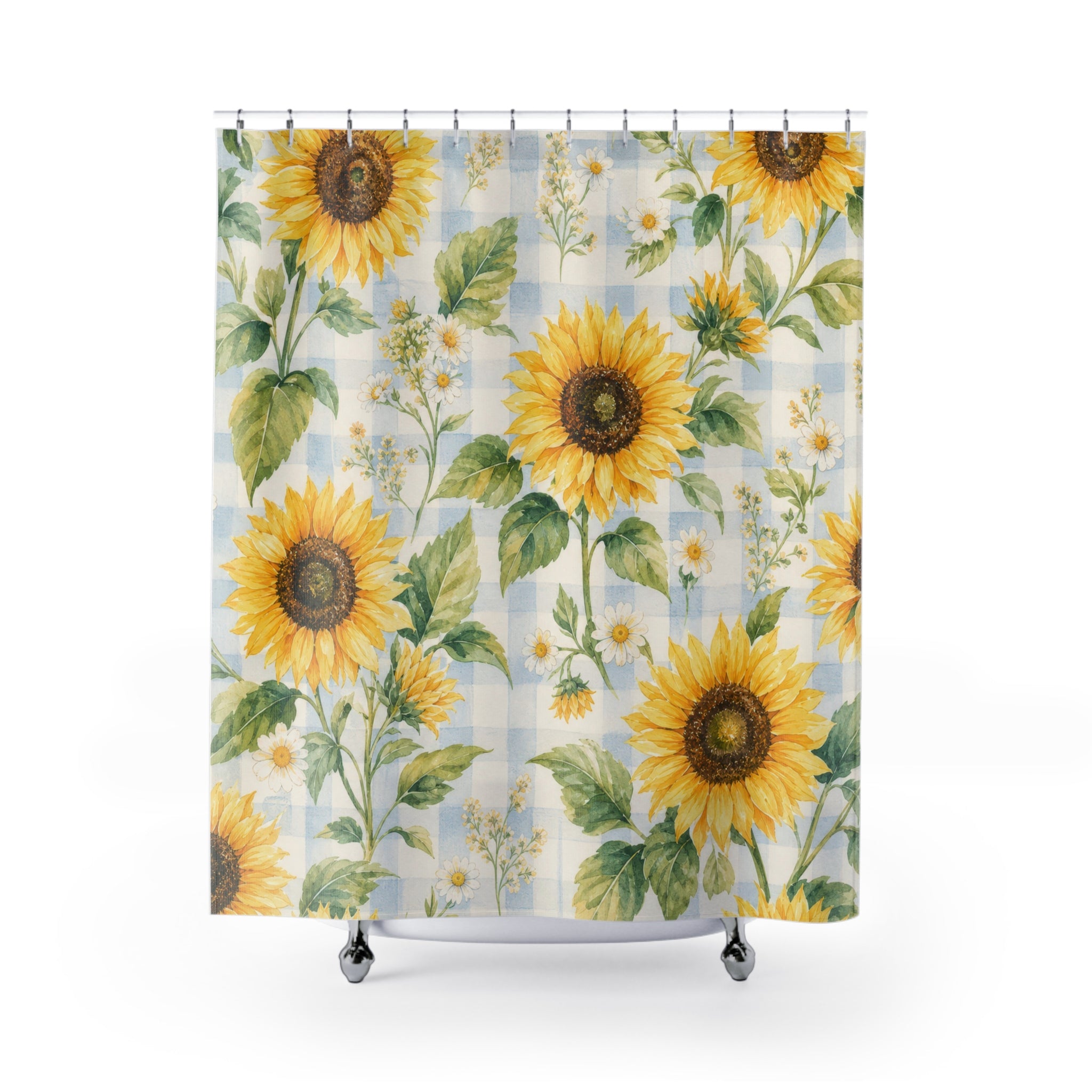 Yellow Sunflower Shower Curtain
