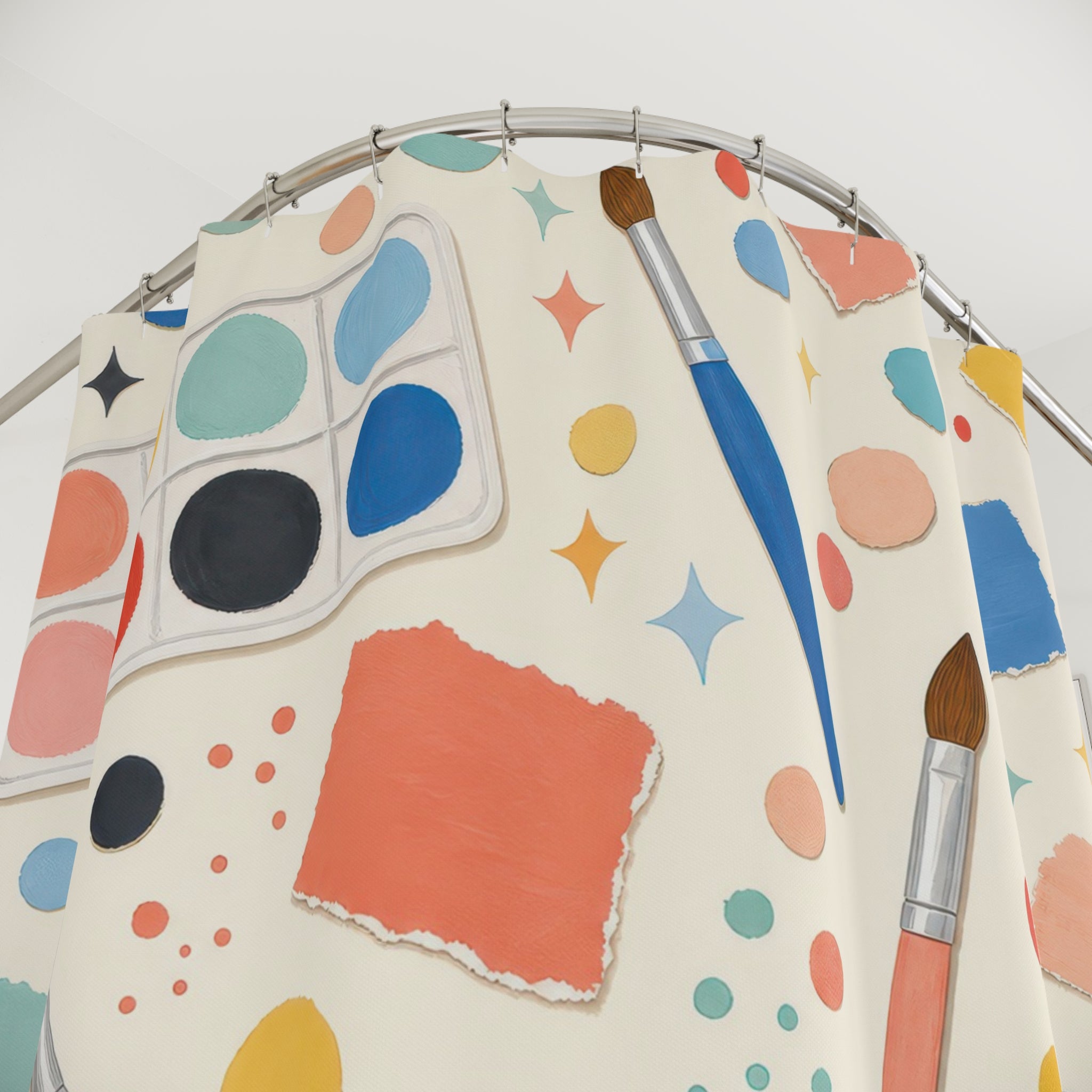 Kids Art Shower Curtain