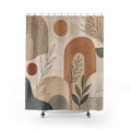 Modern Boho Organic Arch Shower Curtain