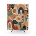 Abstract Boho Sun Shower Curtain