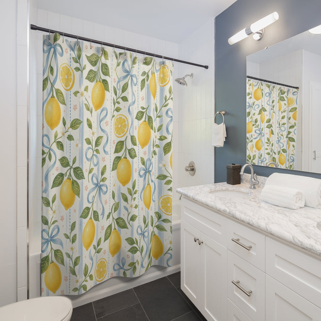 Lemon Shower Curtain