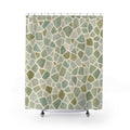 Celadon Mosaic Shower Curtain