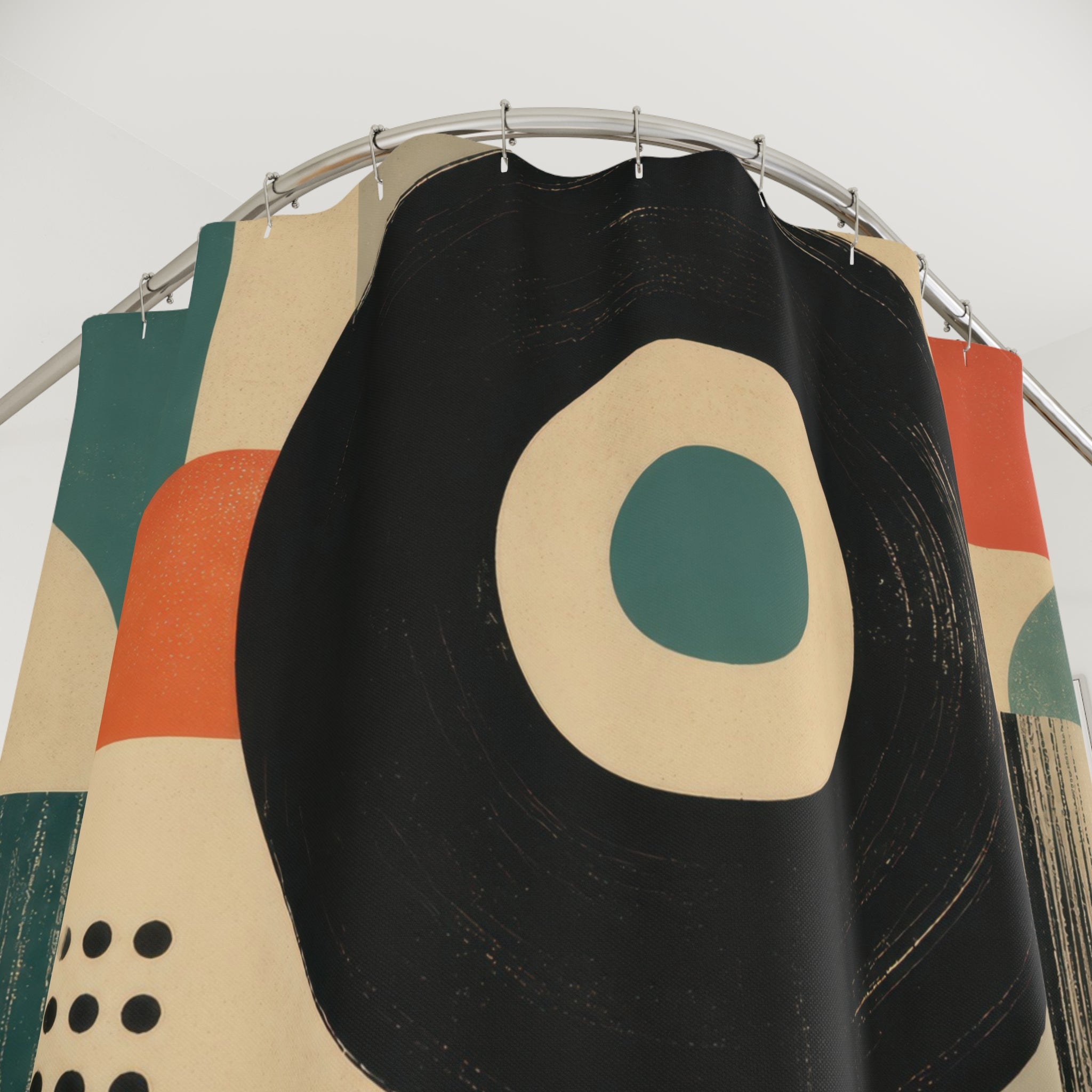 Retro Record Sleeve Shower Curtain