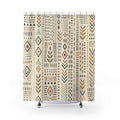 Boho Geometric Shower Curtain