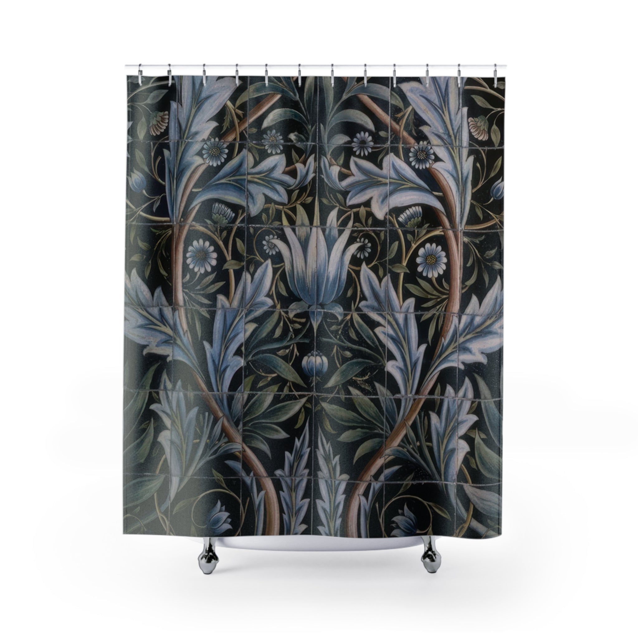 William Morris Membland Hall Tile Shower Curtain