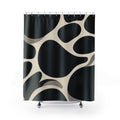 Black Ivory Organic Pebble Shower Curtain