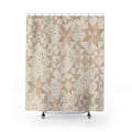 Patchwork Geometric Star Shower Curtain