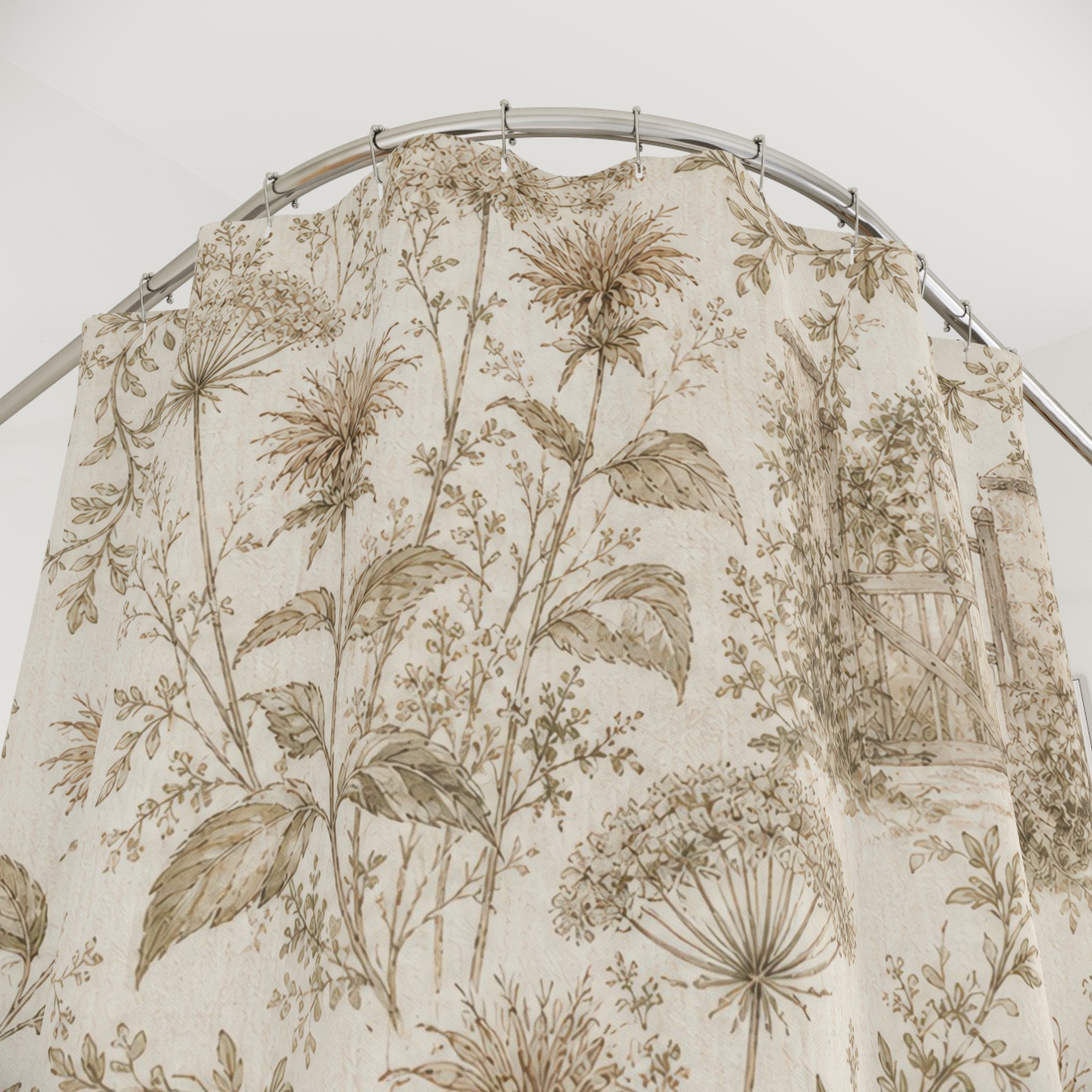 Botanical Toile Shower Curtain
