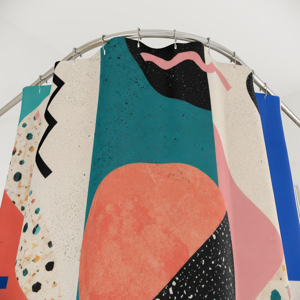 80s Statement Shower Curtain