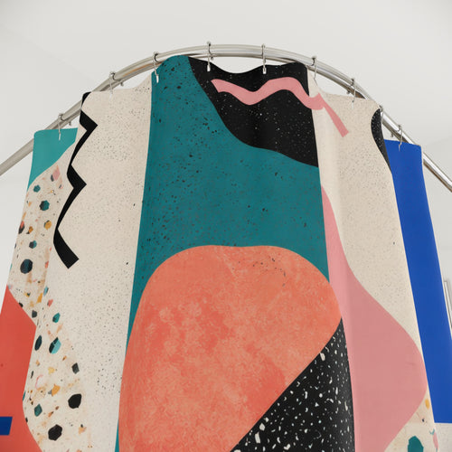 80s Statement Shower Curtain