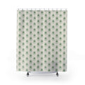 Sage Green Damask Shower Curtain – Botanical Ogee