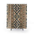 Teal Rust Southwestern Shower Curtain
