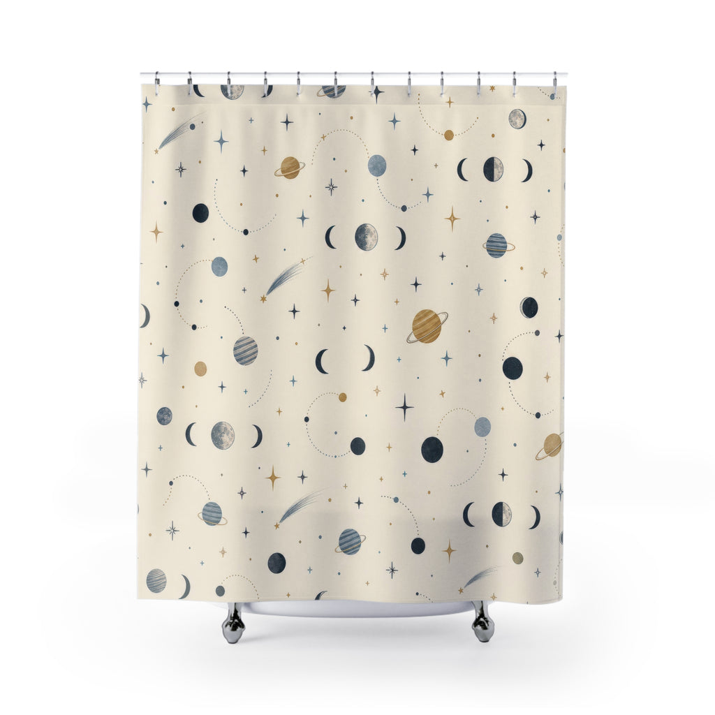 Celestial Moon Shower Curtain: Celestial Shower Curtain