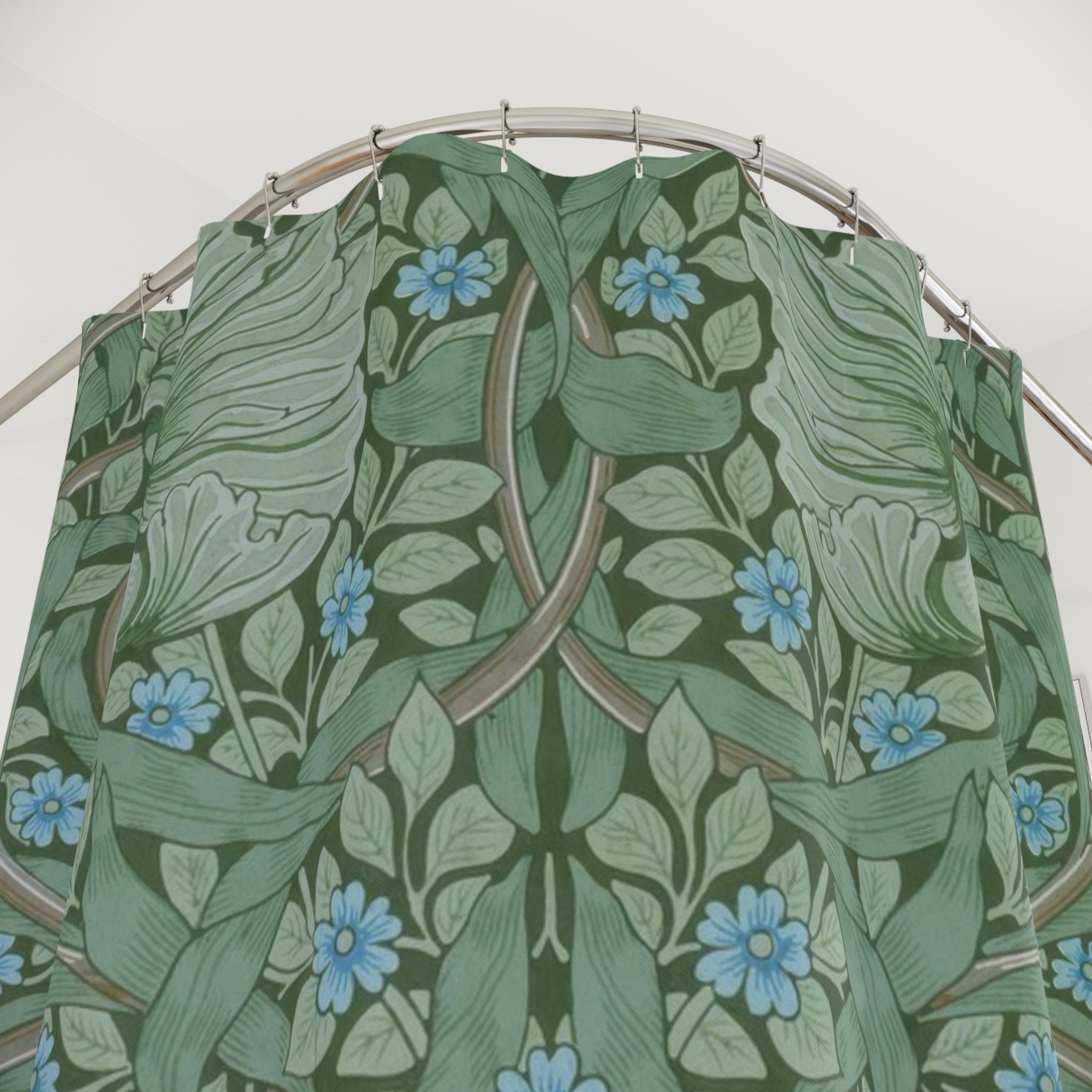 William Morris Pimpernel Shower Curtain – Green