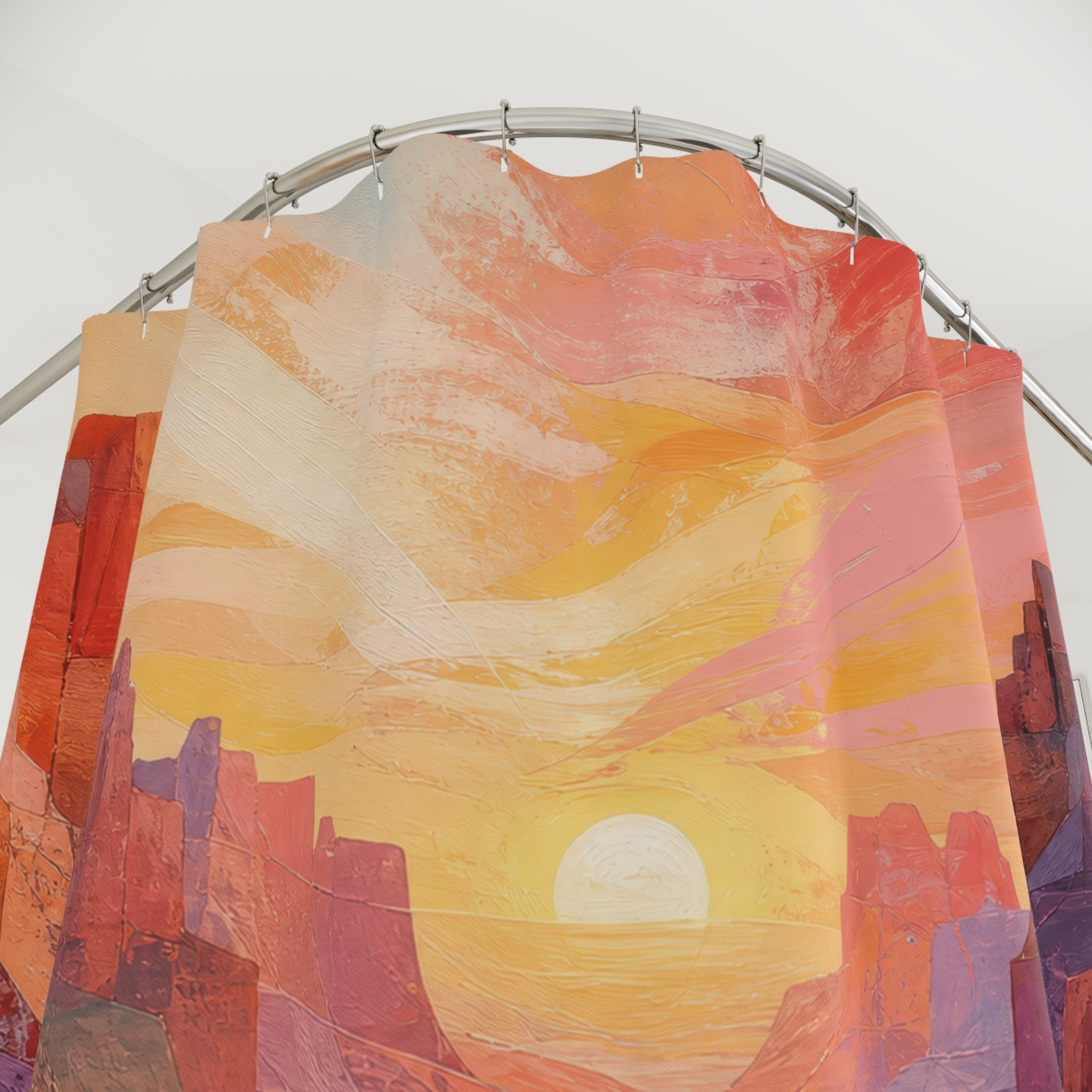 Desert Canyon Dawn Shower Curtain