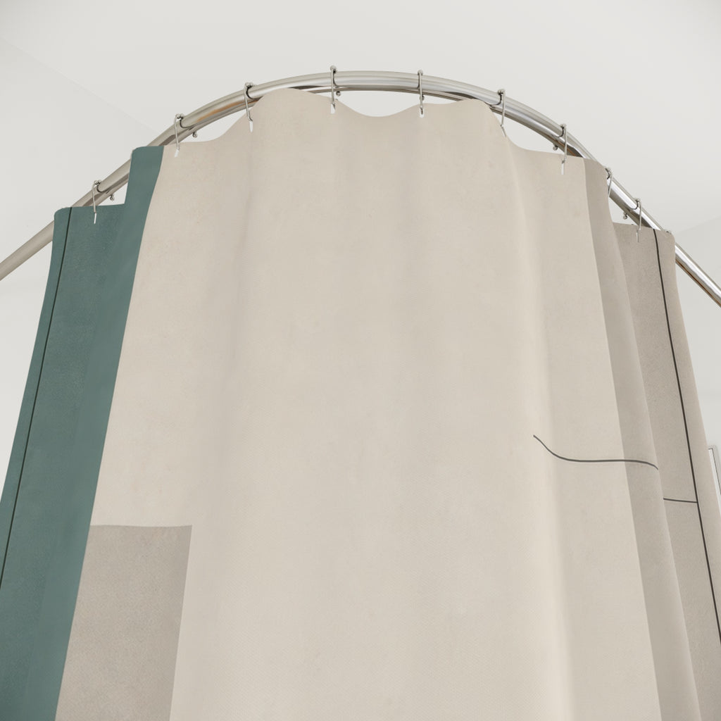 Teal Green Shower Curtain