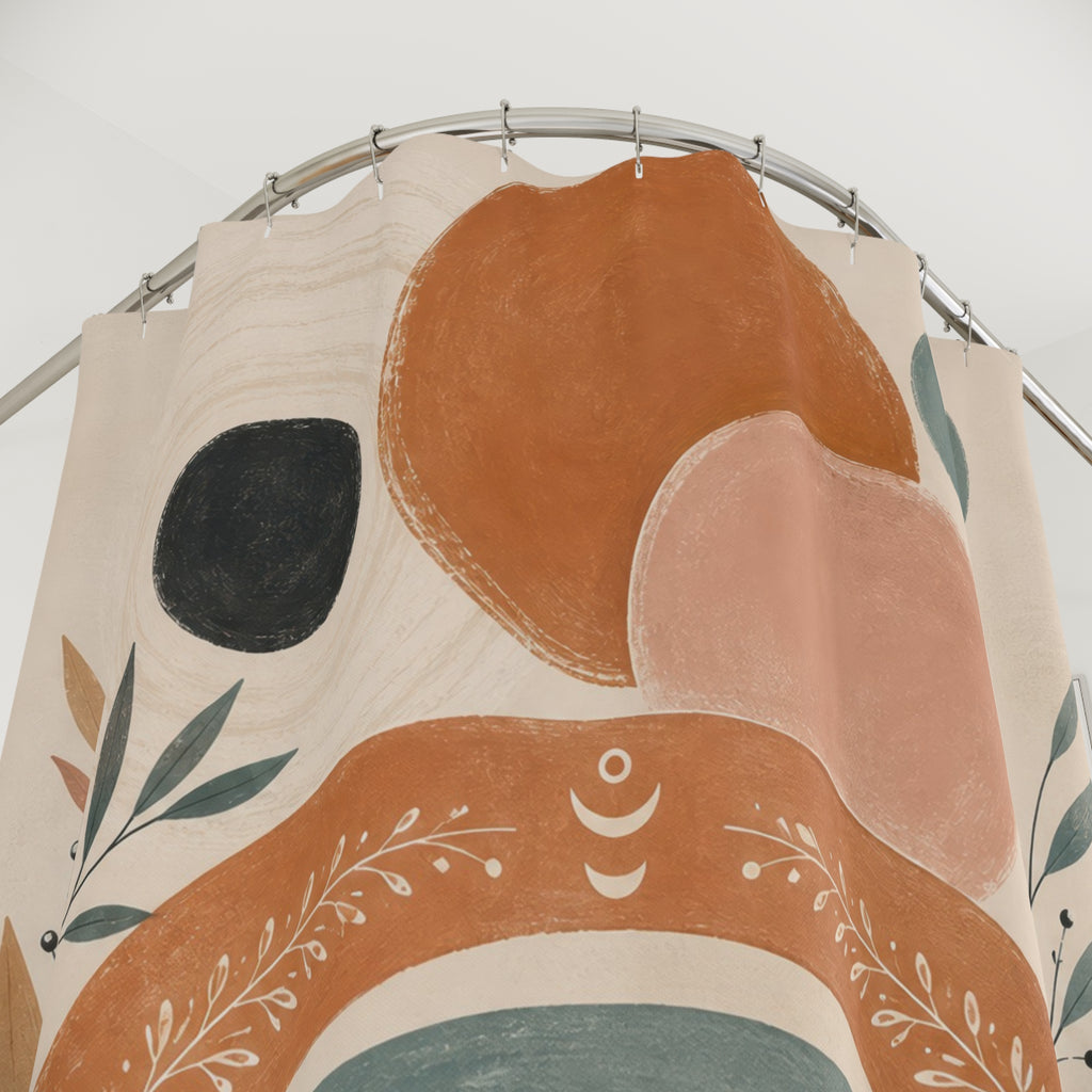 Modern Boho Arch Shower Curtain