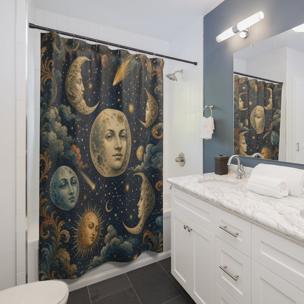 Antique Celestial Atlas Shower Curtain