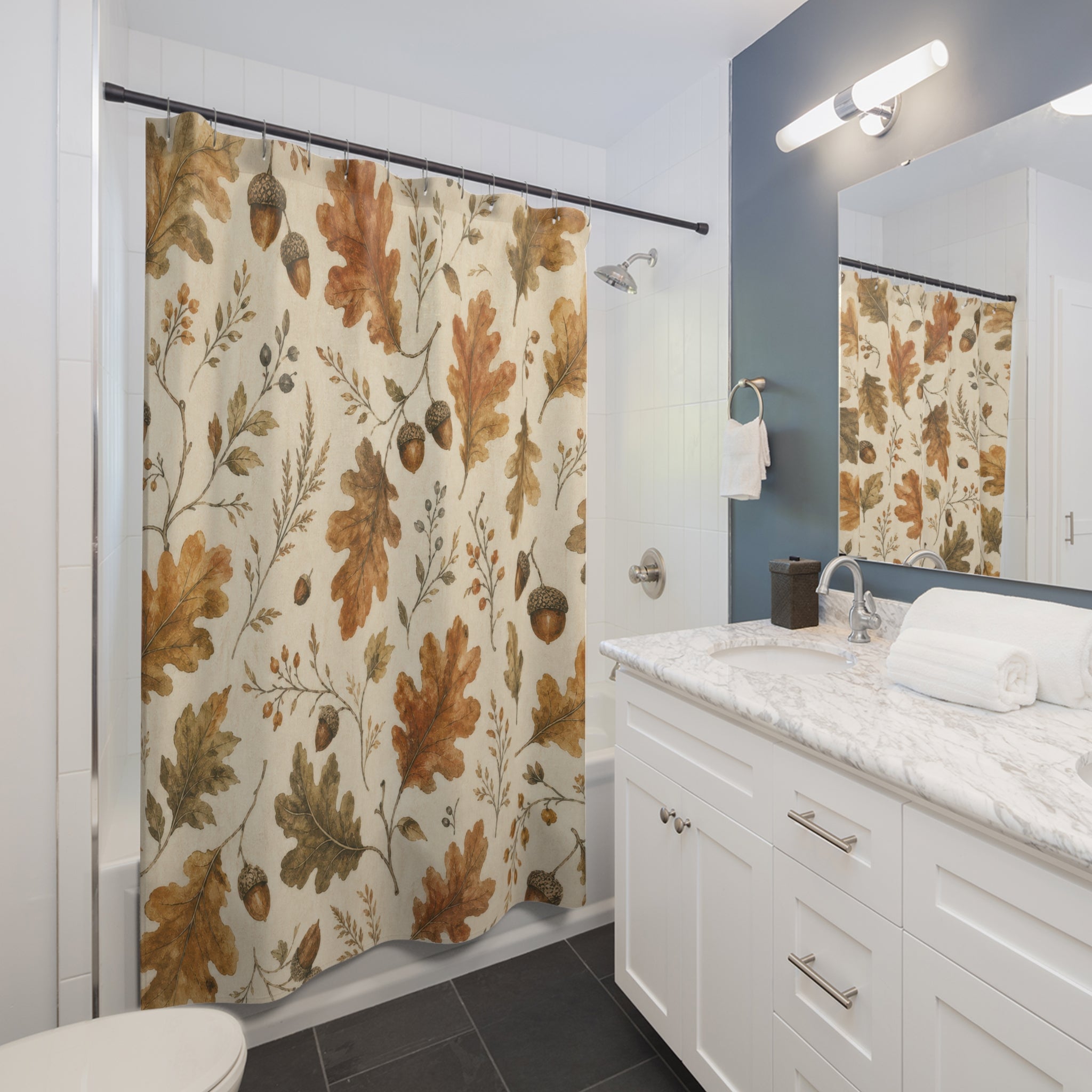 Autumn Oak Leaf Shower Curtain