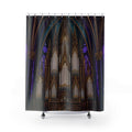 Gothic Cathedral Pipe Organ Shower Curtain
