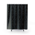 Black Victorian Ironwork Shower Curtain
