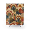 70s Arch Abstract Shower Curtain