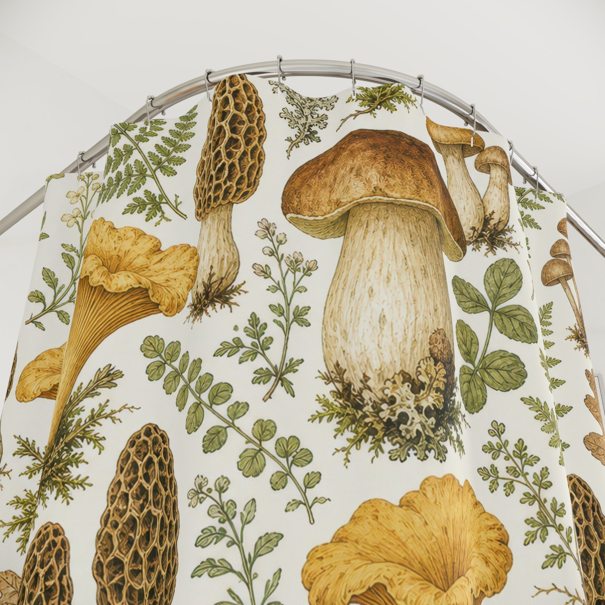 Woodland Fern Botanical Shower Curtain