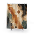 Bronze Black Shower Curtain