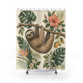 Tropical Sloth Shower Curtain