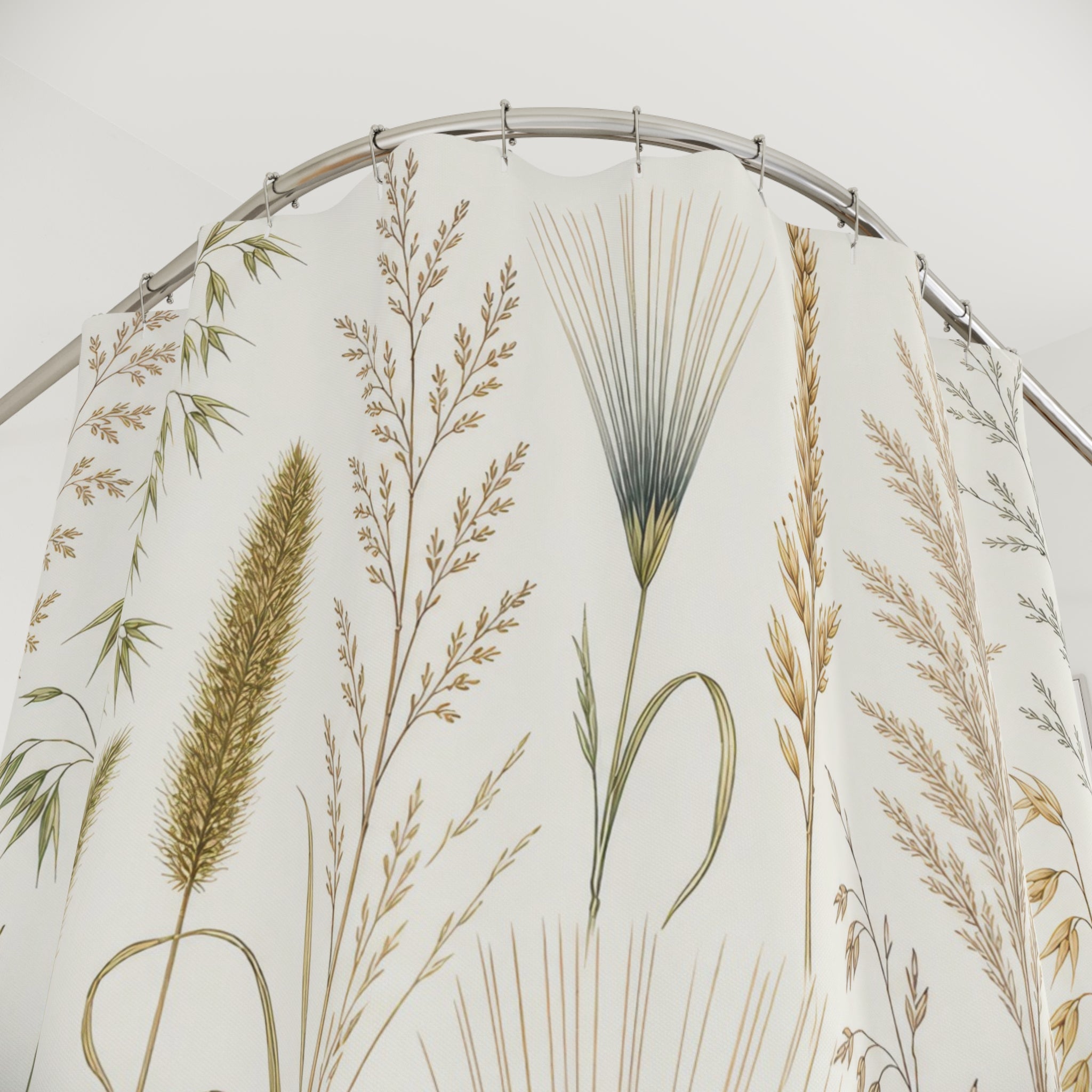 Ornamental Grass Reed Shower Curtain