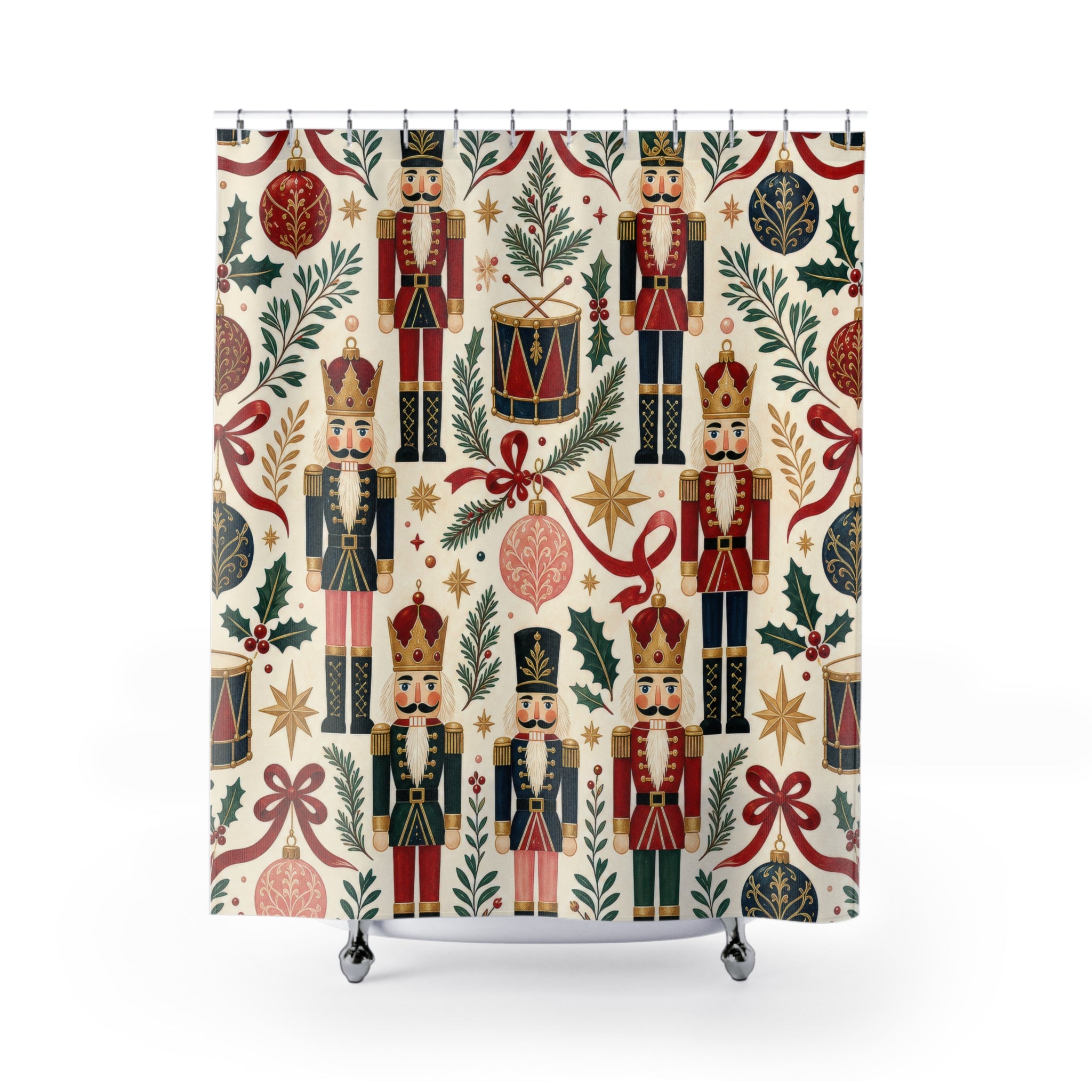 Nutcracker Bow Shower Curtain