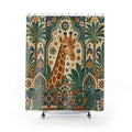 Moroccan Tile Safari Animal Shower Curtain